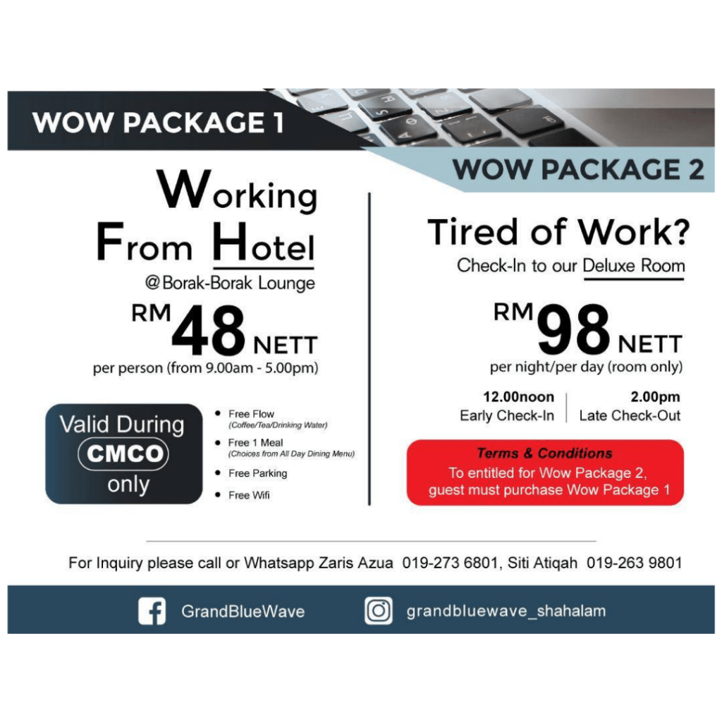Grand BlueWave Hotel Shah Alam Work From Hotel Selangor