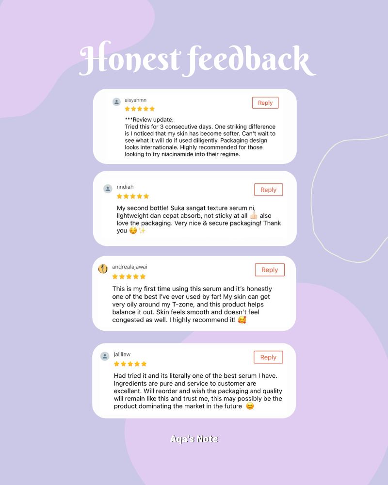 HOLLAFACE NIACINAMIDE SERUM SHOPEE FEEDBACK