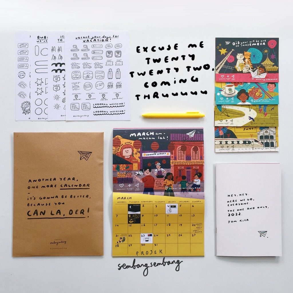Projek SembangSembang Booklet Calendar 2022 Aqa's Note