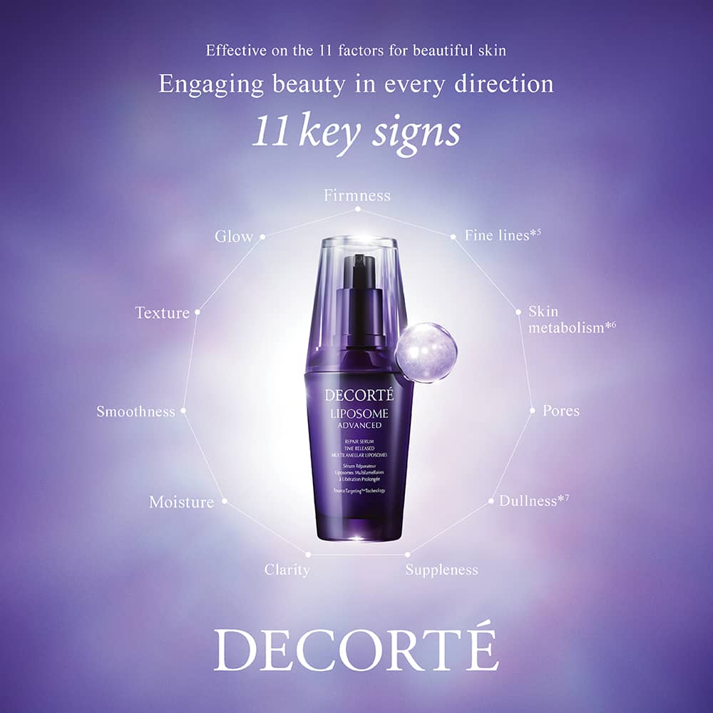 DECORTÉ Liposome Advanced Repair Serum 11 key signs Aqa's Note