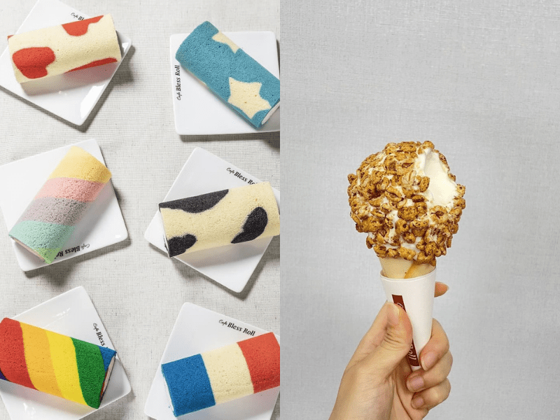 cafe bless roll swiss roll aqa's note