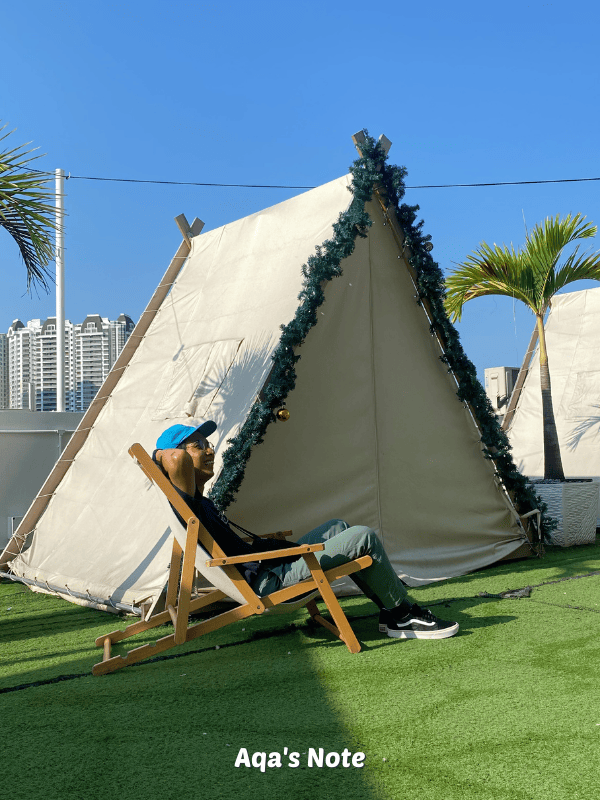 fly me to cafe in penang tent aqa's note