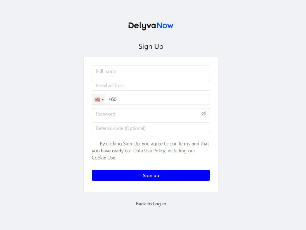 sign up at delyva now aqa's note 