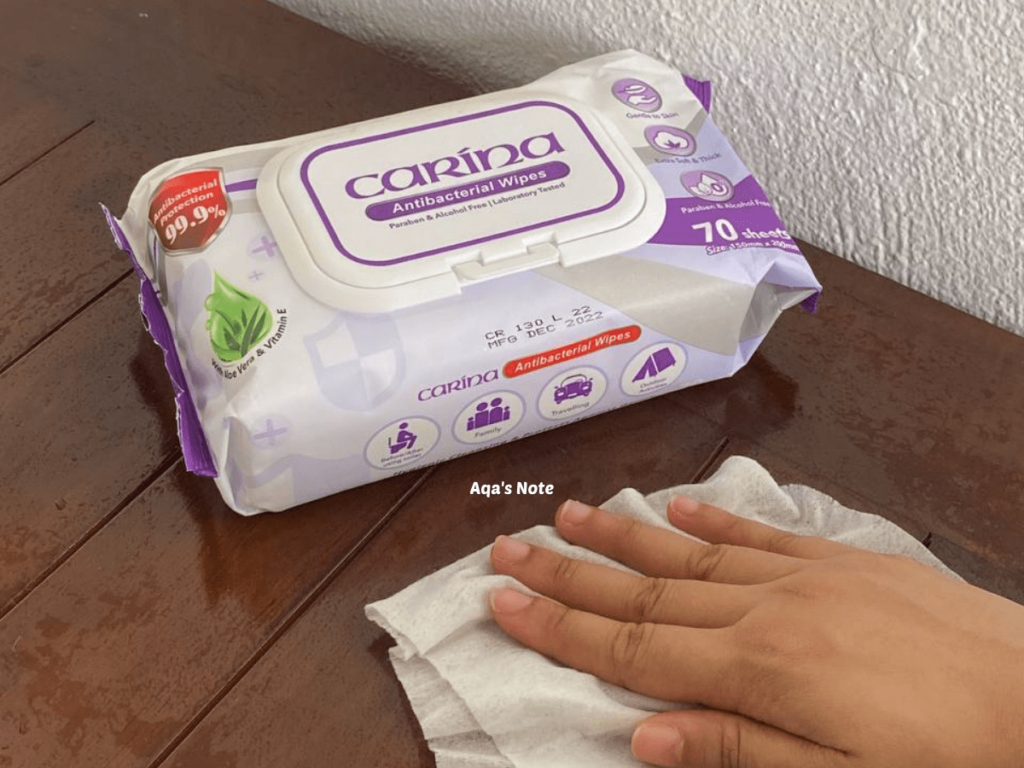 carina tissue malaysia antibacterial wipes aqa's note