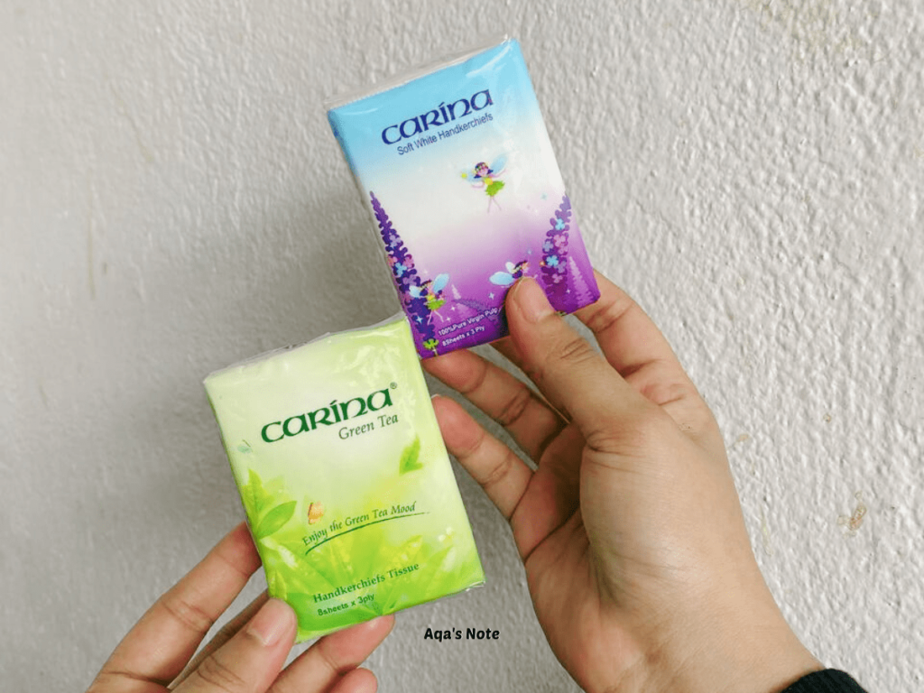 carina tissue malaysia handkerchief tissue aqa's note